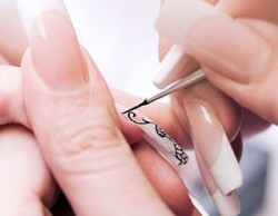 Painting Art onto Nails